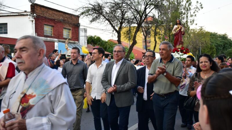 TASSANO ACOMPAÑÓ LA FIESTA PATRONAL DEL SAGRADO CORAZÓN DE JESÚS