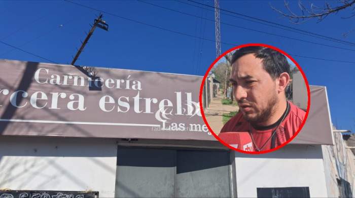 MUERTO ARRIBA DE UNA CARNICERÍA: «SE VE QUE QUERÍA ROBAR LA LUMINARIA»