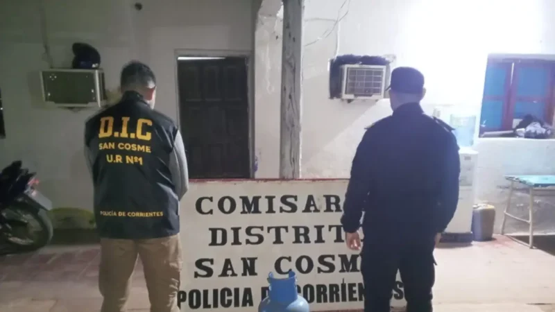 CORRIENTES: INTENTÓ ESCAPAR DE LA POLICÍA, TIRÓ UNA GARRAFA ROBADA Y TERMINÓ DETENIDO