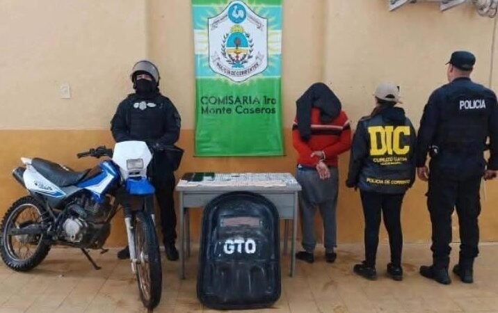 MONTE CASEROS: CAYÓ UN DEALER Y SECUESTRARON MÁS DE $5 MILLONES EN DROGA